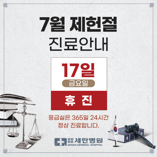 휴진 안내 (제헌절)